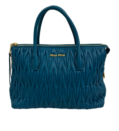 Bolso de Mano, 720&euro;, Bolso, Azul, Animal - Piel, Vista frontal
